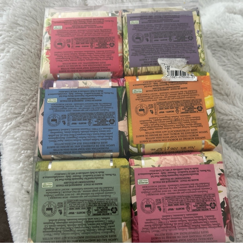 Brand New 6 pcs Luxury soap Made in Italy - Picture 4 of 4